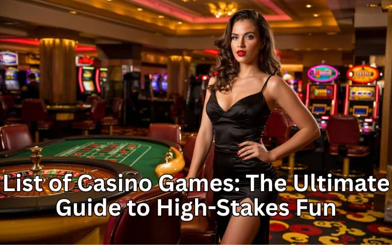 list of casino games